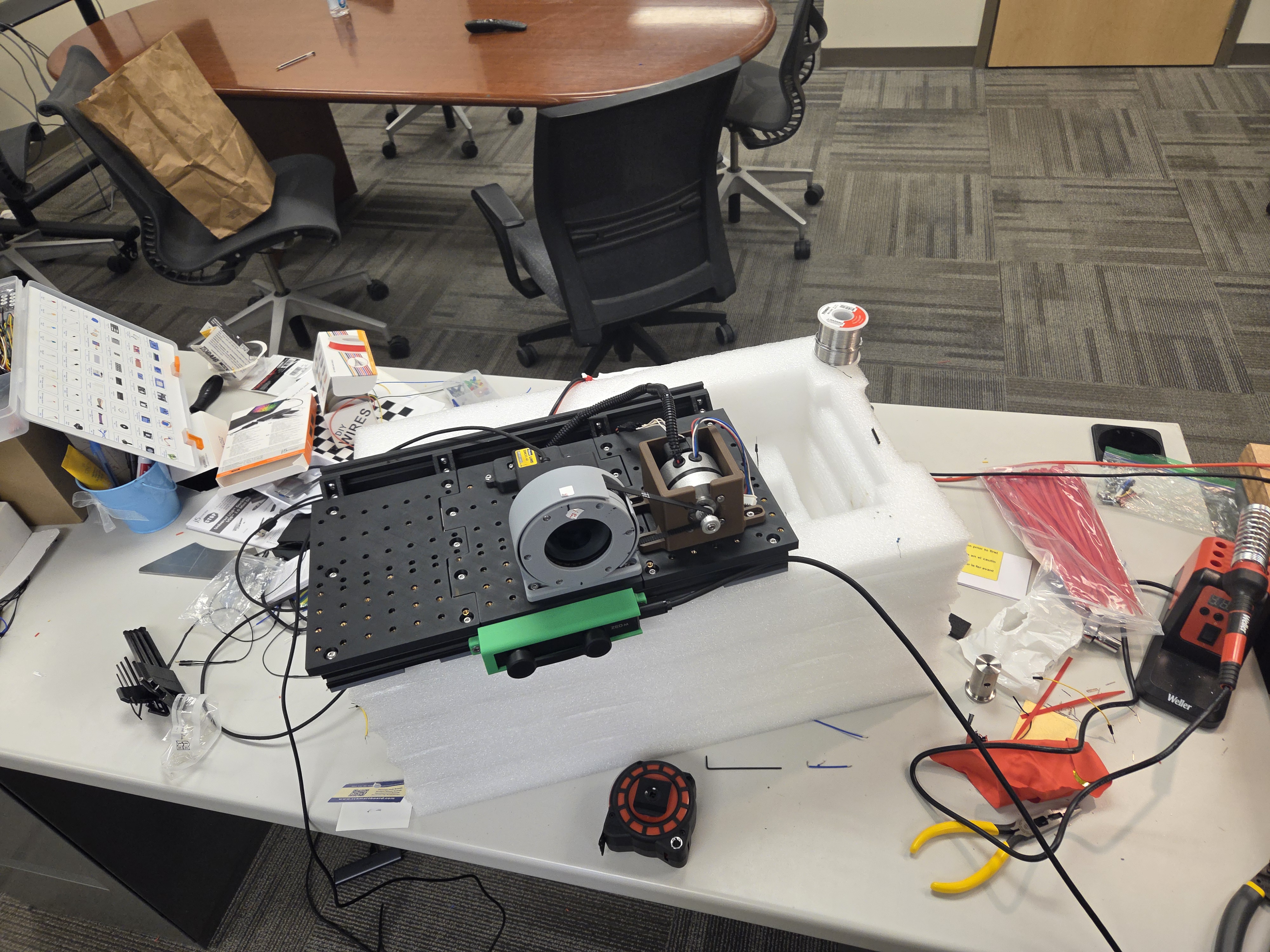 Camera and motor assembly